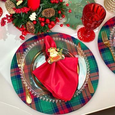 Imagem de Capas de Sousplat Supla e Guardanapo e Porta Guardanapo Mesa Posta de 