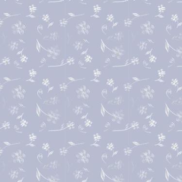 Imagem de Papel Parede Floral Flores Desenho Giz Adesivo Sala Quarto - LRP