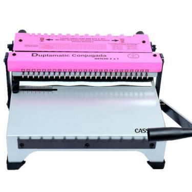 Imagem de Encadernadora de Wire-O Conjugada Furo Quadrado 2X1 15 Fls - Cassmar