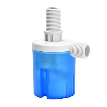 Imagem de Válvula de flutuação 1/2" entrada superior macho válvula de controle automático de nível de água para tanque de água, torre de água, piscinas, calha de água de gado, aquicultura, aquários.