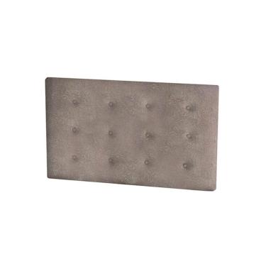 Imagem de Multiuso de Quarto Bebê Kit Capitonê Courano p/ Berço Maria Suede Areia - Peroba