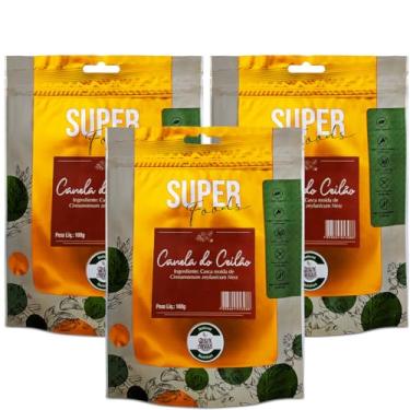 Imagem de Kit 3 Canela do Ceilão Qualy Ervas 100g