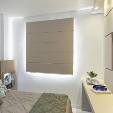 Imagem de Persiana Romana (1,40Lar. x 1,50Alt.) Blackout Marrom - Vogaflex, 0