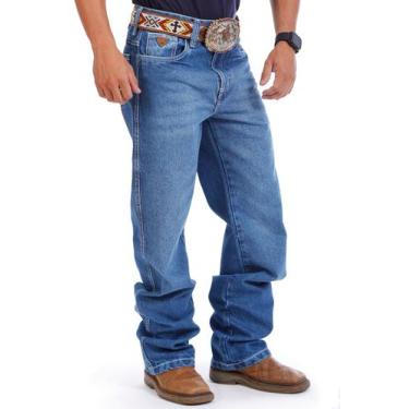 Imagem de Calça Country Masculina Jeans PLUS SIZE Balão Bordado Verde Neon - Rod