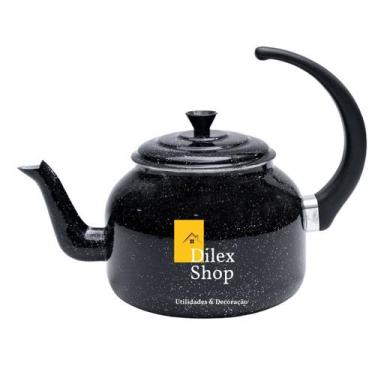 Imagem de Bule Chaleira Grande Fervedor Alumínio Para Chá Café Leite - DI ALUMIN