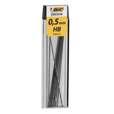 Imagem de Grafite Fino Bic Minas Grafites HB 0,5mm Cartela 12 un 13535