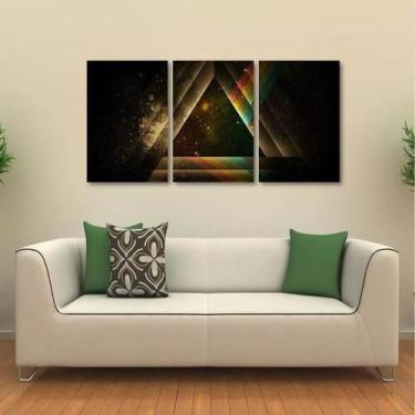 Imagem de Quadro Pink Floyd Banda Decorativo Em Tecido 3 Peças 1Result - Wall Fr