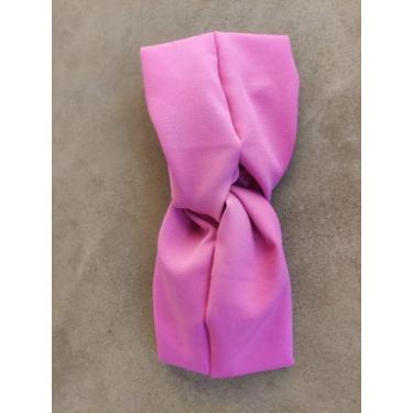 Imagem de Faixa Para Cabelo Turbante Jaleco Art, Pink