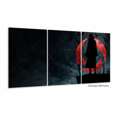 Imagem de Quadro Decorativo Naruto - Uchiha Itachi - Tela Em Tecido 120x60 3 peç