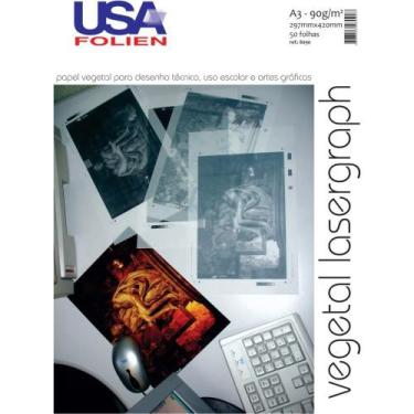 Imagem de Papel Vegetal A3 90G 297X420MM - Caixa com 50 Folhas - Usa Folien