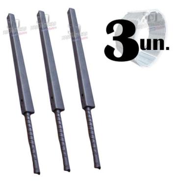 Imagem de Poste Galvanizada concertina 30cm concretar Kit 3 un - JJ