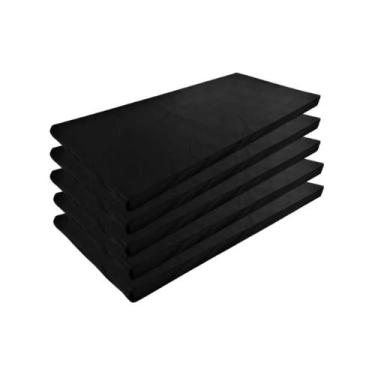 Imagem de Kit 05 Colchonetes Academia Tapete Yoga Colchão Abdominal Espuma Top -