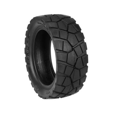 Imagem de Deevoka Pneu sem câmara de vácuo Substituição de pneu de borracha antiderrapante resistente à pressão 9x3.0-5.5 Pneu sem câmara para motocicleta Peça de