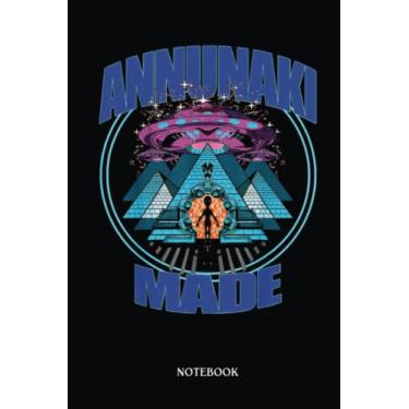 Imagem de Alien Notebook: Annunaki Made Nibiru Aliens Hidden Planet X | Alien Journal, Lined Journal Ufo, Ufo Journal, Lined Journal Alien, Size 6 X 9", 120 Pages.