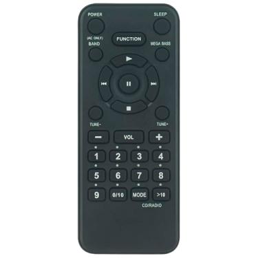 Imagem de RMT-CS350A Ajuste remoto de substituição para Sony CD Radio Cassette-Corder CFD-S350 CFD-S350SIL CFDS350 CFDS350SIL RMT-CF350A A-1107-489-A A1107489A RTA1107489A RMTCS350A