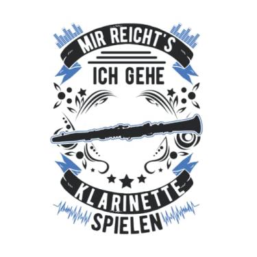 Imagem de Klarinette Notizbuch: Mir reicht's Ich gehe Klarinette spielen / 6x9 Zoll / 120 karierte Seiten Seiten