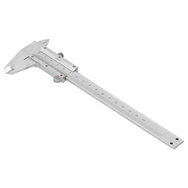Imagem de Escala Vernier Escala Vernier de Alto Carbono, Medidor de Medição de Aço, Ferramenta de Régua para Peças de Trabalho, Largura, Diâmetro Externo e Interno (0-150mm)