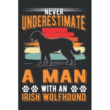 Imagem de Irischer Wolfshund Tagesplaner: Irischer Wolfshund Alter Mann Irish Wolfhound/Kalender 2022 / Wochenplaner Tagesplaner Planer/Planungsbuch To-Do-Liste / 6x9 Zoll / 100 ausfüllbare Seiten