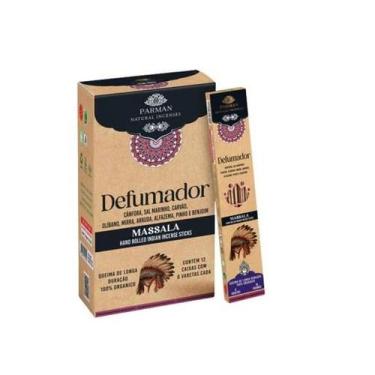 Imagem de  Incenso Indiano Massala Orgânico Defumador - Limpeza Energética e Esp