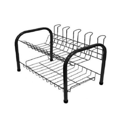 Imagem de Escorredor De Louça Inox Cromado Pratos Porta Copos Cozinha - Jump Ara