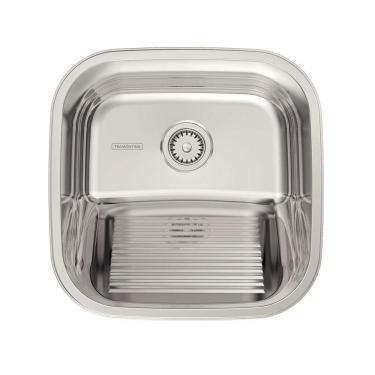 Imagem de Tanque De Encaixe Tramontina Hera 25 L Em Aço Inox Polido 40x40 Cm