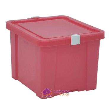 Imagem de Caixa Organizadora 30l Rosa Basic Tramontina