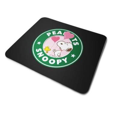 Imagem de Mouse Pad Starbucks Snoopy Apaixonado - Maluco por Caneca