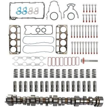 Imagem de E1840P Sloppy Mechanics Stage 2 Camshaft Cam LS7 Lifter apto para LS L92 L99 5.3L 5.7L Kit de parafusos de juntas de cabeça desleixada para LS LS1 5.3L 5.7L 1997-2007 V8
