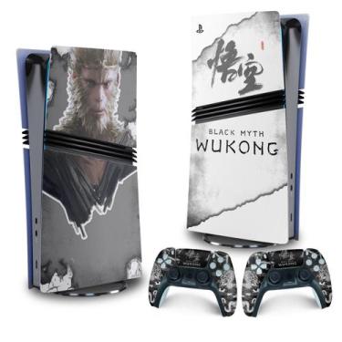 Imagem de Adesivo Compatível PS5 Pro Skin Vertical Black Myth: Wukong - Pop Arte