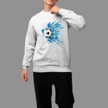 Imagem de Moletom Gola Careca Basico Masculino Streetwear Moda De Rua Confortáve