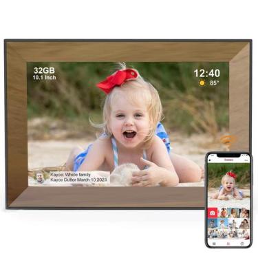 Imagem de Porta-Retratos Digital Amilvkg WiFi com Tela de 10,1" e 16GB - Touchsc