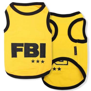 Imagem de Camisetas de roupas para cães e gatos parisienses com segurança, xerife, FBI, Bitches Love Me, Policia, Bitches Rule, These R My Bitches