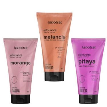 Imagem de Kit Com Esfoliante De Melancia , Pitaya e Morango Labotrat