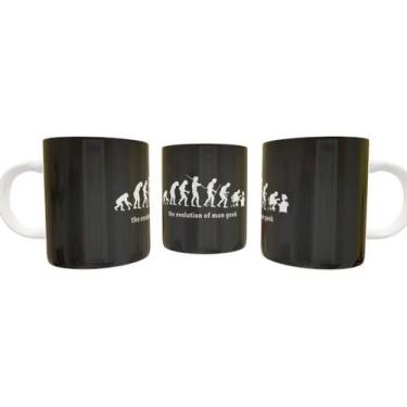 Imagem de Caneca Porcelana Geek Evolution Of Man Geek - Villa Caneca