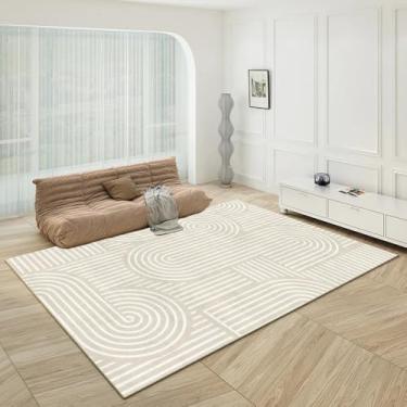 Imagem de Linha Sala de estar Grande Área Carpete Listrado Quarto Carpetes Padrão Geométrico Decoração para Casa Tapete Pelúcia Macio, PW1133, YD, A, 300x400cm 118x157in
