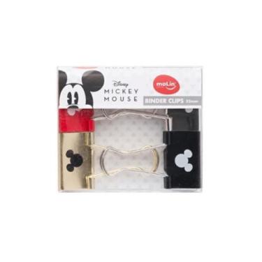 Imagem de Binder Clip Molin Mickey 32mm Com 04