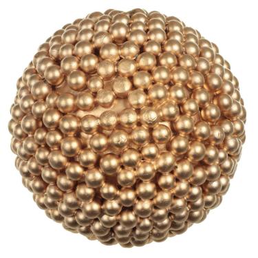 Imagem de Bola decorada natal berry (dourado) 12cm