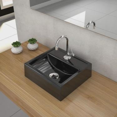 Imagem de Kit 3 Cubas para Banheiro Q32w Compace Preto