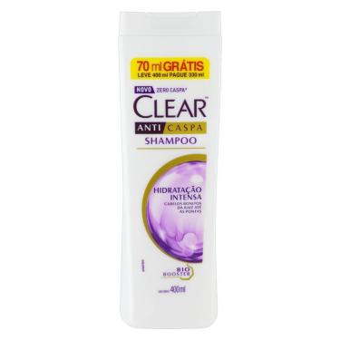 Imagem de Shampoo Anticaspa Clear Women LV+PG- Hidratação Intensa - 400 ml
