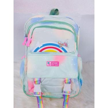 Imagem de Mochila Menina Multifuncional De Grande Capacidade Para Estudantes/Est
