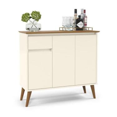 Imagem de Aparador / Buffet / Balcão / Bancada VENE Retrô Com Pés em madeira 1 G