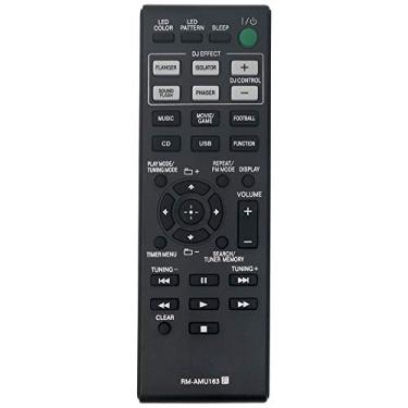 Imagem de Controle remoto de substituição RM-AMU163 compatível com Sony Home Audio Component Hi-fi LBT-GPX77 LBT-GPX55 MHC-GPX88 MHC-GPX77 MHC-GPX55 MHC-GPX33 Shake-7 HCD-SHAKE5 HCD-SHAKE6D HCD-GPX33 HCD-GPX55 HCD-GPX7