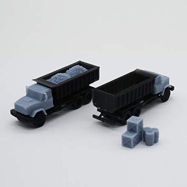 Imagem de Outland Models Model Railroad Scenery Heavy Duty Dump Truck Set w Goods N Scale