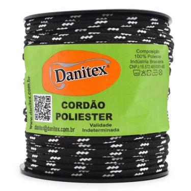 Imagem de Cordão Trançado Poliéster 4,0mm Filete - 50 metros - Danitex