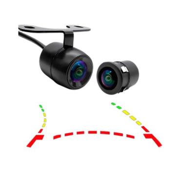 Imagem de Câmera de Ré Borboleta HD 2x1 Linha Dinâmica Lente Fisheye H-tech - CR