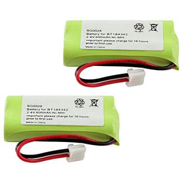 Imagem de Fenzer Bateria de telefone residencial 2X BG0028 para AT&T/Lucent BT-6010 8000 8001 8300 BT18433 BT184342 BT28433 BT284342/ Vtech 6030 6031 6032 6041 6041 6042/ Vtech 6030 6031 6032 6041 6041 2 605 2
