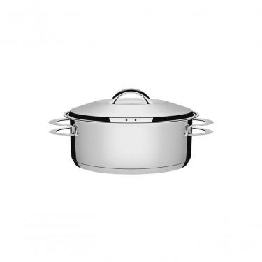 Imagem de Caçarola Solar Rasa Em Aço Inox 20 Cm 2,9 L Tramontina