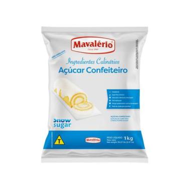 Imagem de Açúcar de confeiteiro impalpável snow sugar 1kg mavalério