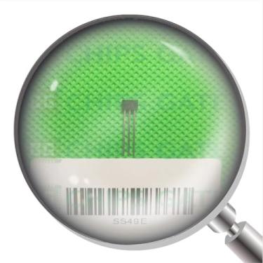 Imagem de SS49E 40Pcs Hall-Effect Sensor Ic To-92S(Sip-3) SS49E 49E