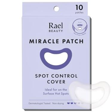 Imagem de Rael Pimple Patches, Miracle Patches Large Spot Control Cover - Hydrocolloid Acne Patches for Face, Strip for Breakouts, Zit and Blemish Spot, Breakouts, Facial Stickers, All Skin Types, Vegan, Cruelty Free (10 Count)